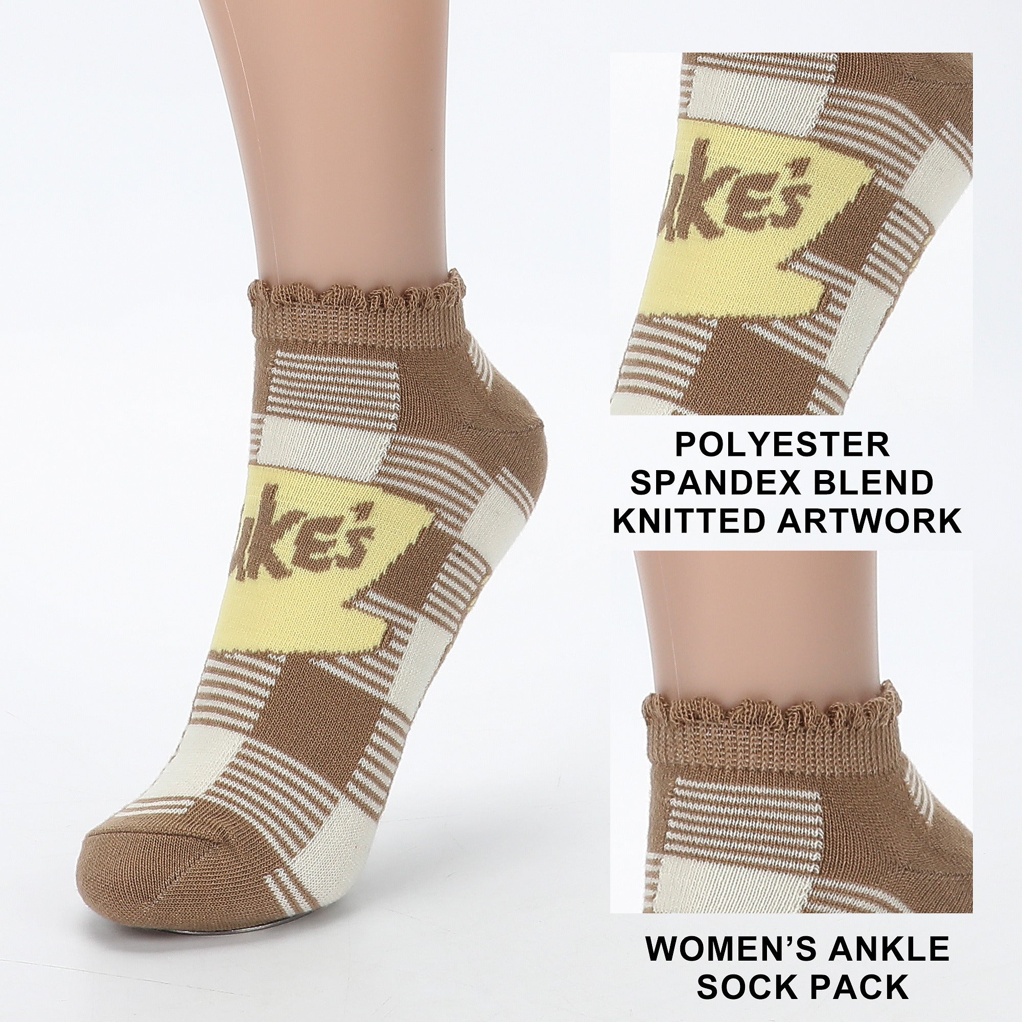 Gilmore Girls Stars Hollow Logos Women’s 5-Pair Pack Ankle Socks