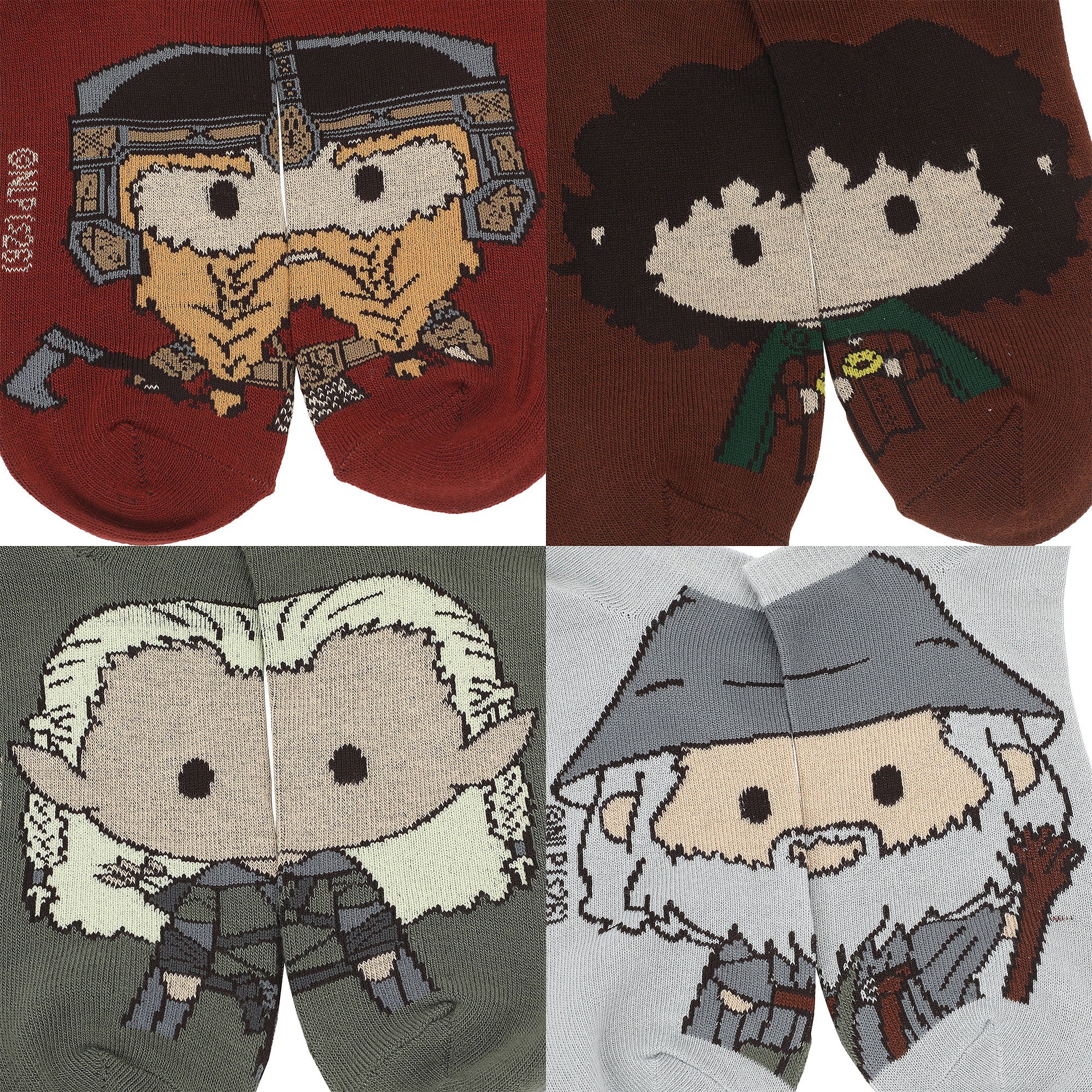 Lord of the Rings Favorite Characters Women’s Ankle Socks (Pack of 5)