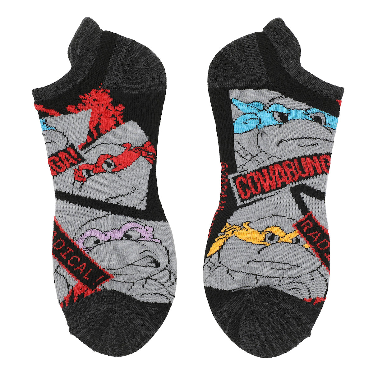 Teenage Mutant Ninja Turtles Character Art Men's 5-Pair Ankle Socks