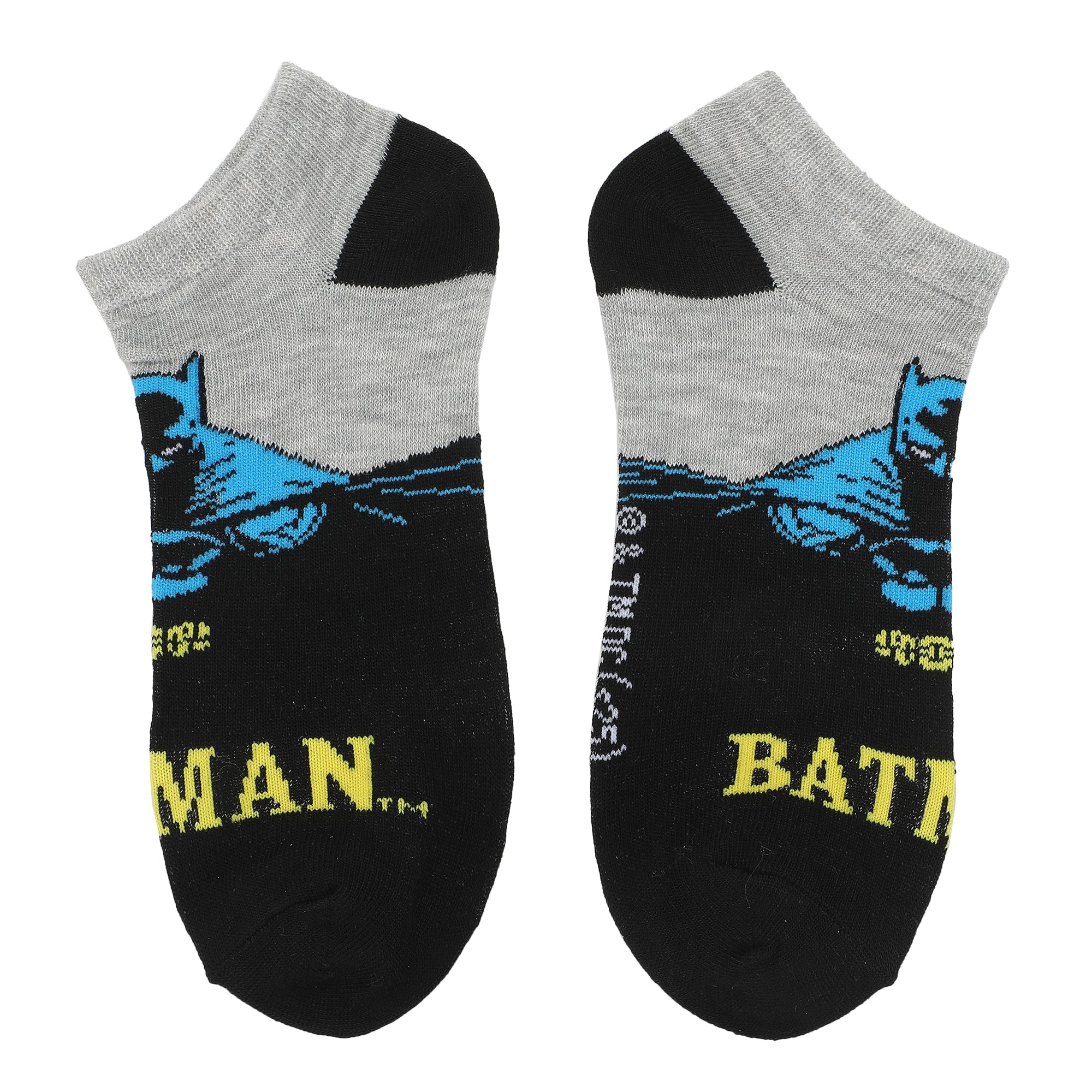 Batman & Joker Women's 5-Pair Ankle Socks