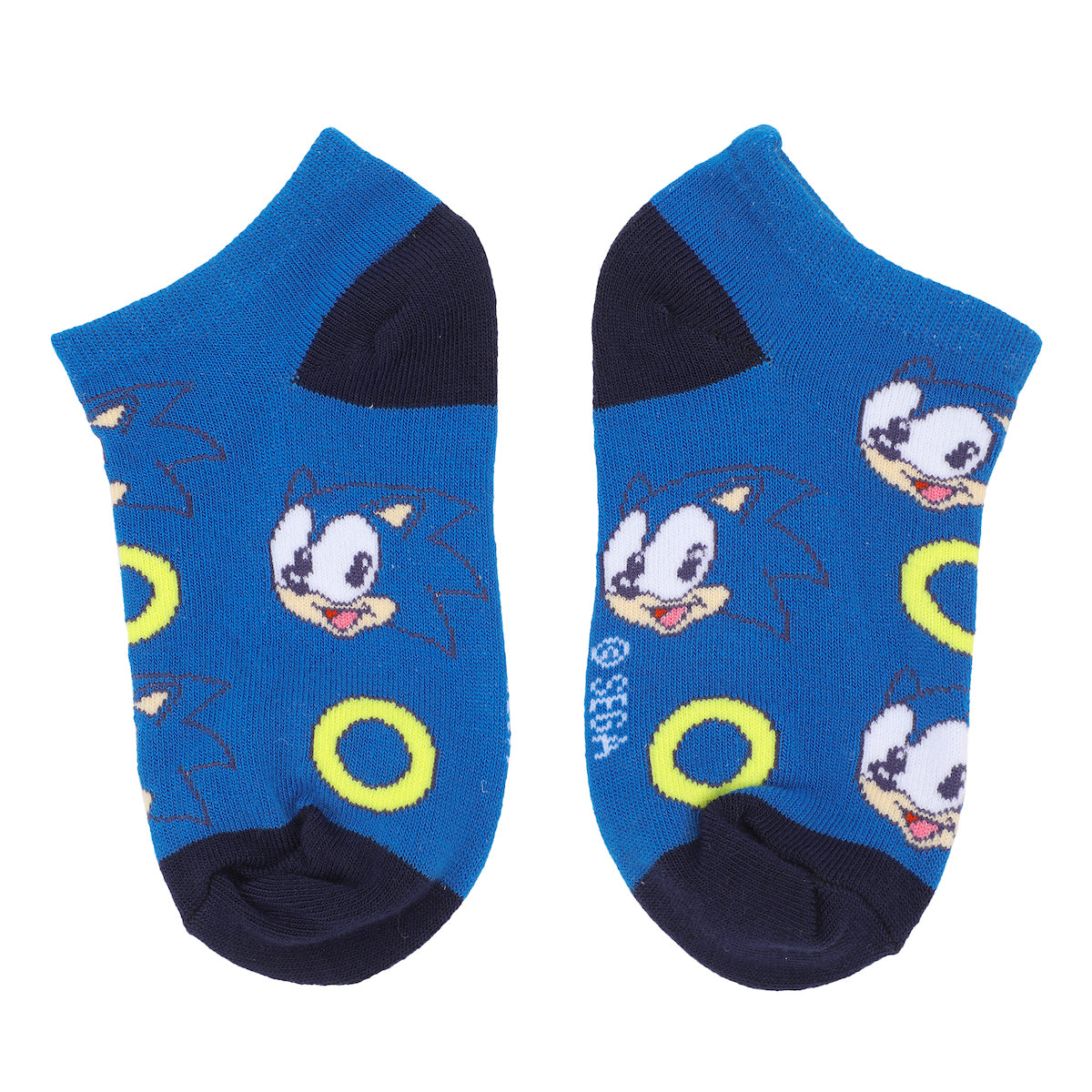 Sonic the Hedgehog Characters 6-Pack of Kids' Ankle Socks