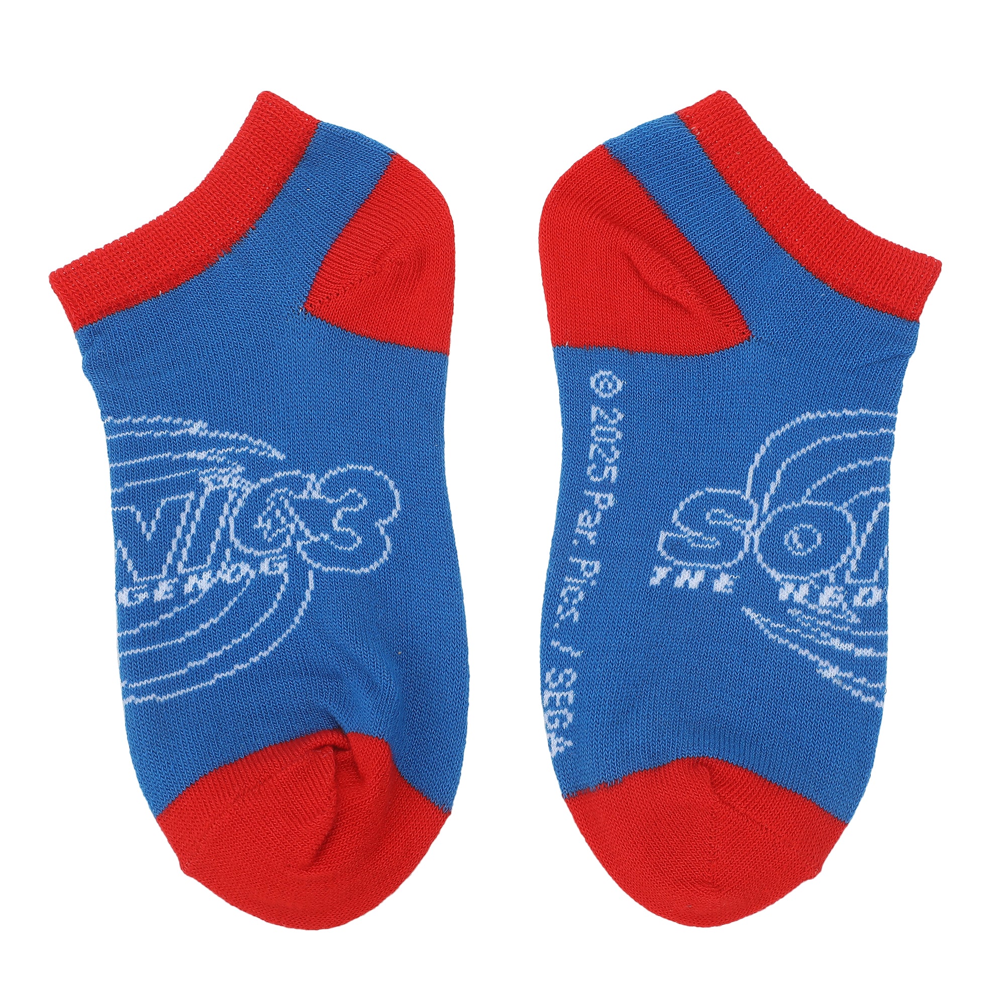 Sonic The Hedgehog Character Art Youth 6-Pair Ankle Socks