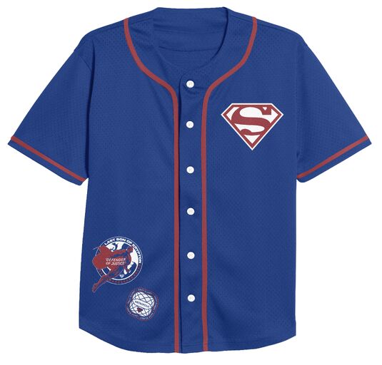 Superman 1938 2-Pack Button-down Shirt and Crew Neck Short Sleeve T-shirt Set