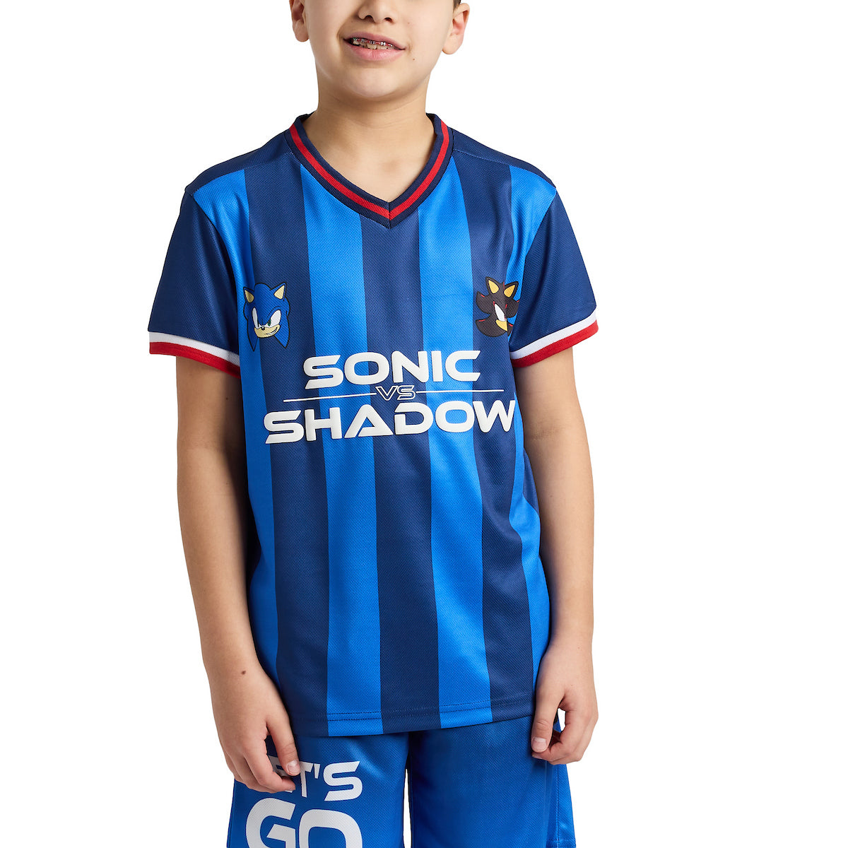 Sonic The Hedgehog Sonic & Shadow Boy's 2-Pack Soccer Jersey & Shorts Combo Set