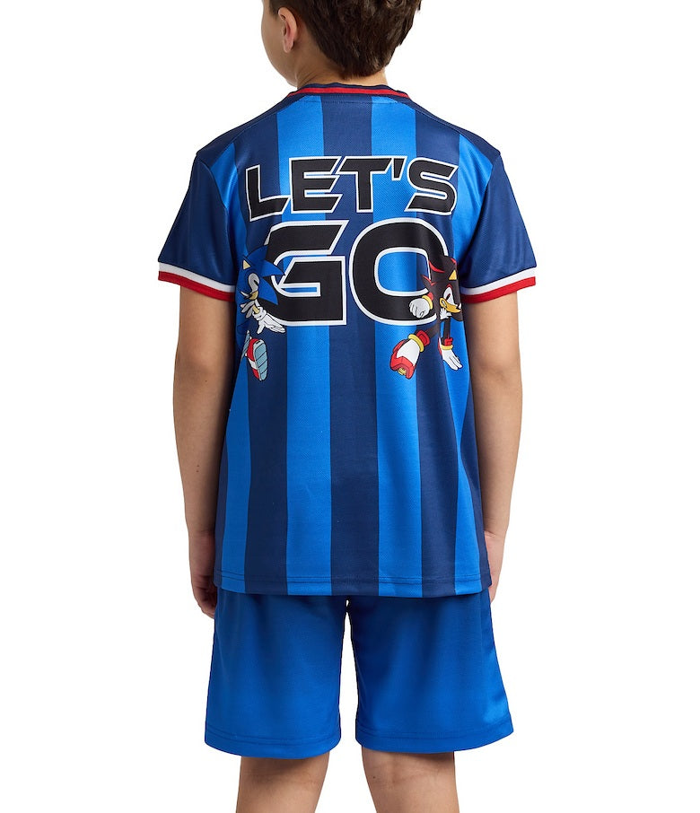 Sonic The Hedgehog Sonic & Shadow Boy's 2-Pack Soccer Jersey & Shorts Combo Set