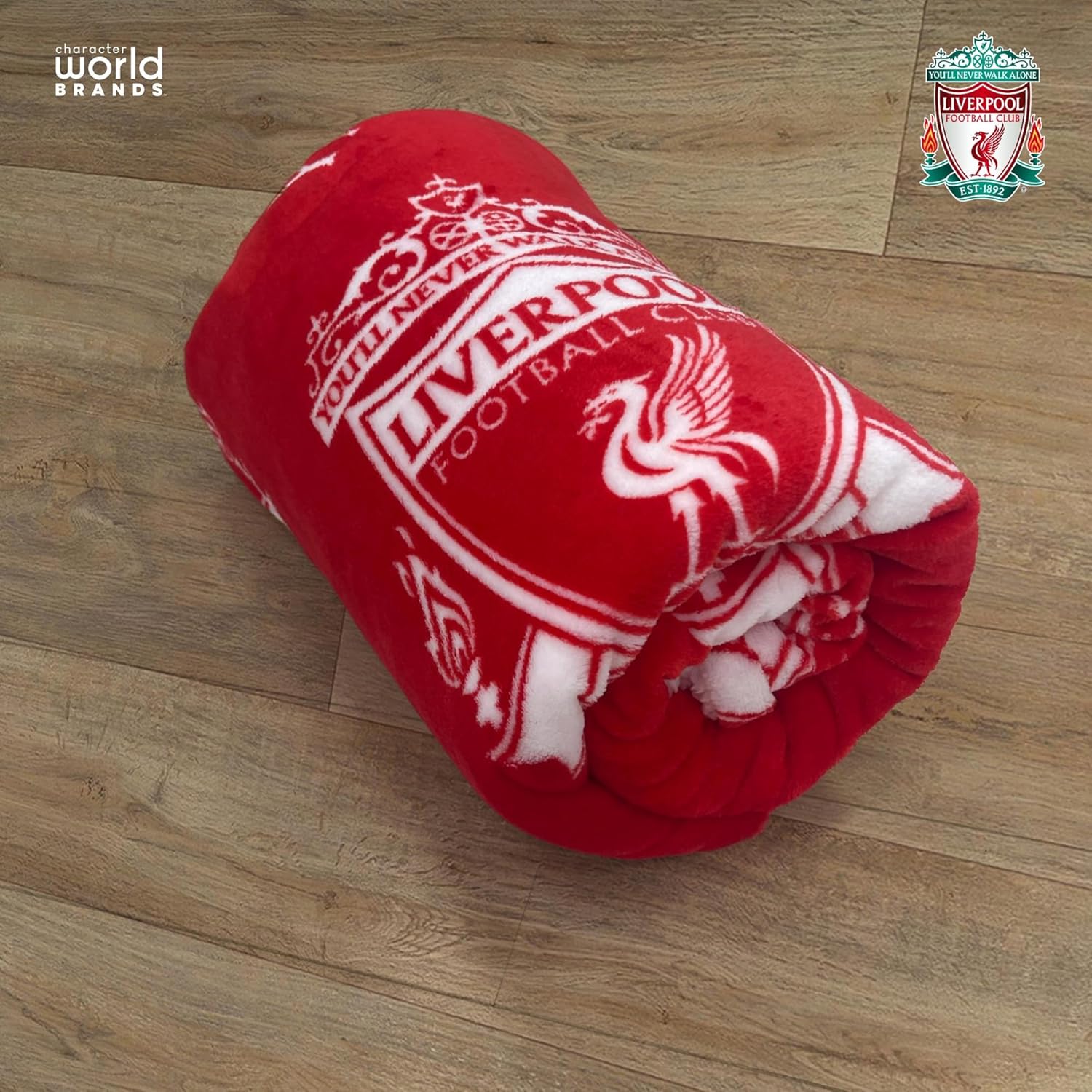 Liverpool FC YNWA Official Red Throw Blanket
