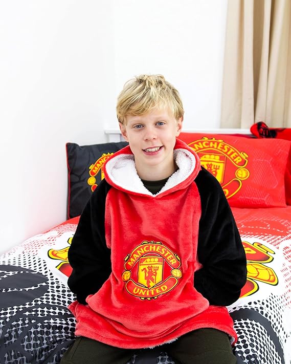 Manchester United Oversized Wearable Hooded Blanket