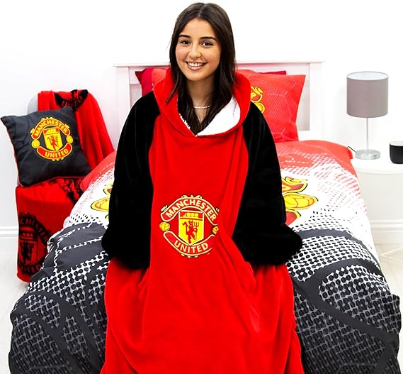 Manchester United Oversized Wearable Hooded Blanket