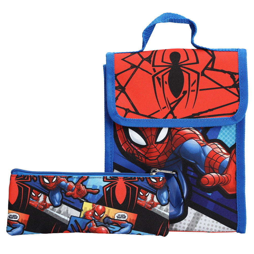 Marvel Spiderman Backpack Accessories 5 Piece Value Set for Boys