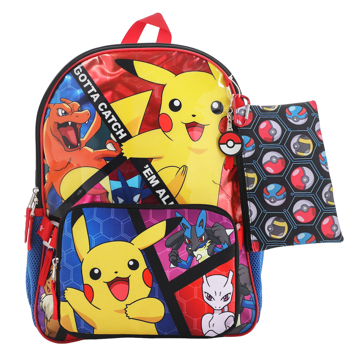 Pokemon Trainer Gotta Catch 'Em All Youth 5-Piece Backpack Set
