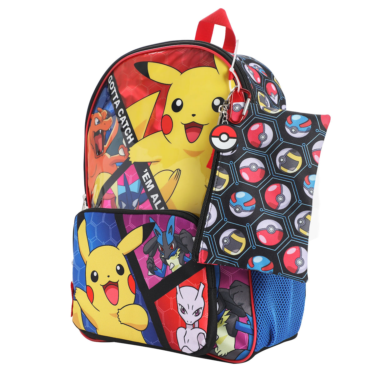 Pokemon Trainer Gotta Catch 'Em All Youth 5-Piece Backpack Set