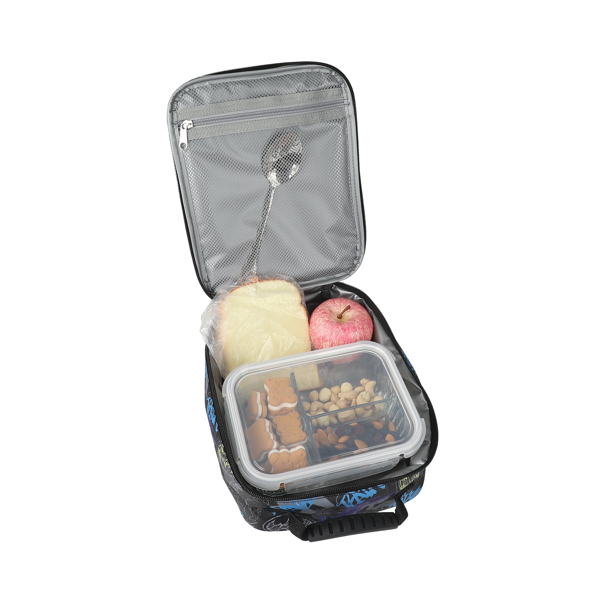 Batman 2-Piece 16" Premium Backpack & Lunch Kit Set for boys