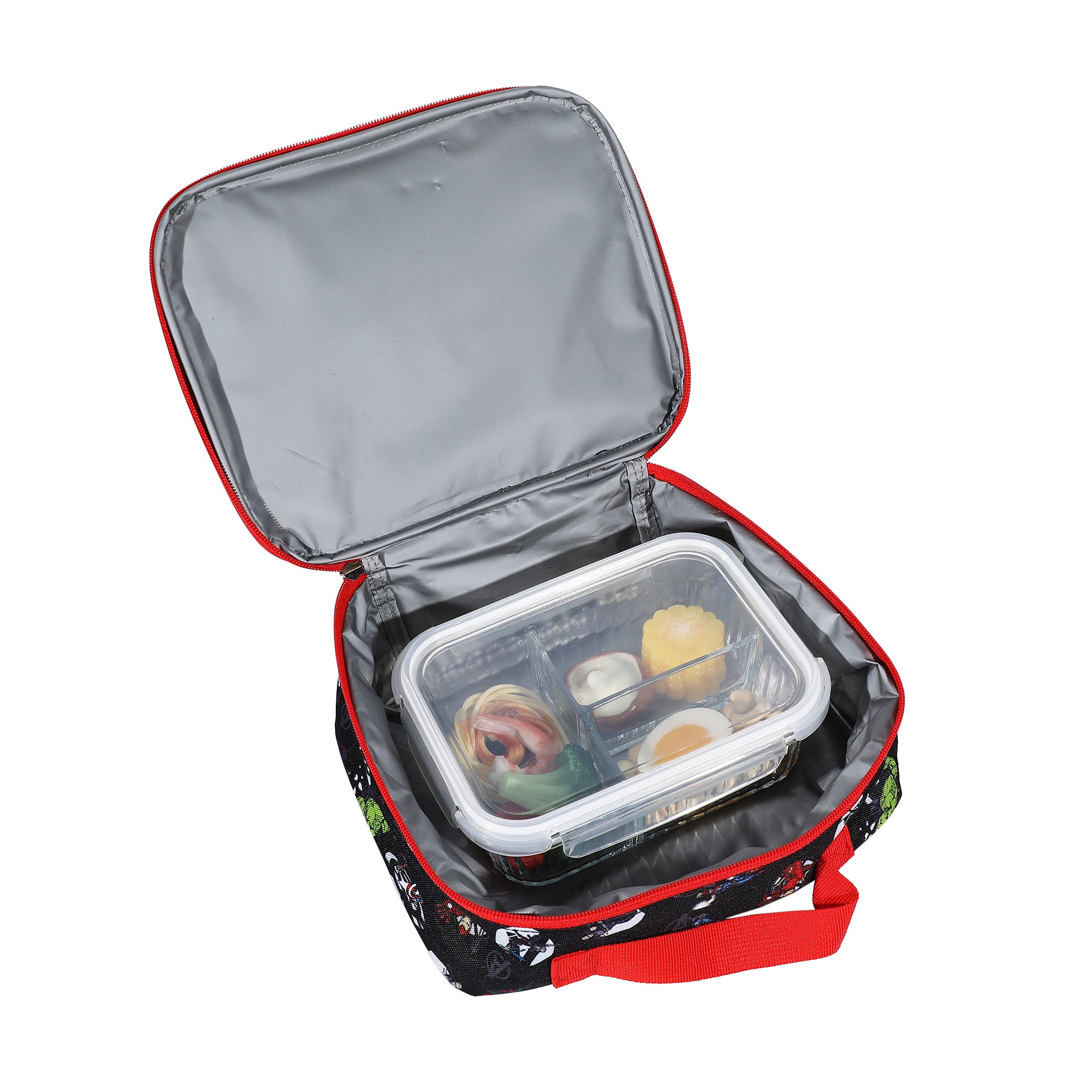 Marvel's Avengers Classic 2-Piece 16" Kids Clear Backpack & Lunch Box Set For School And Travel