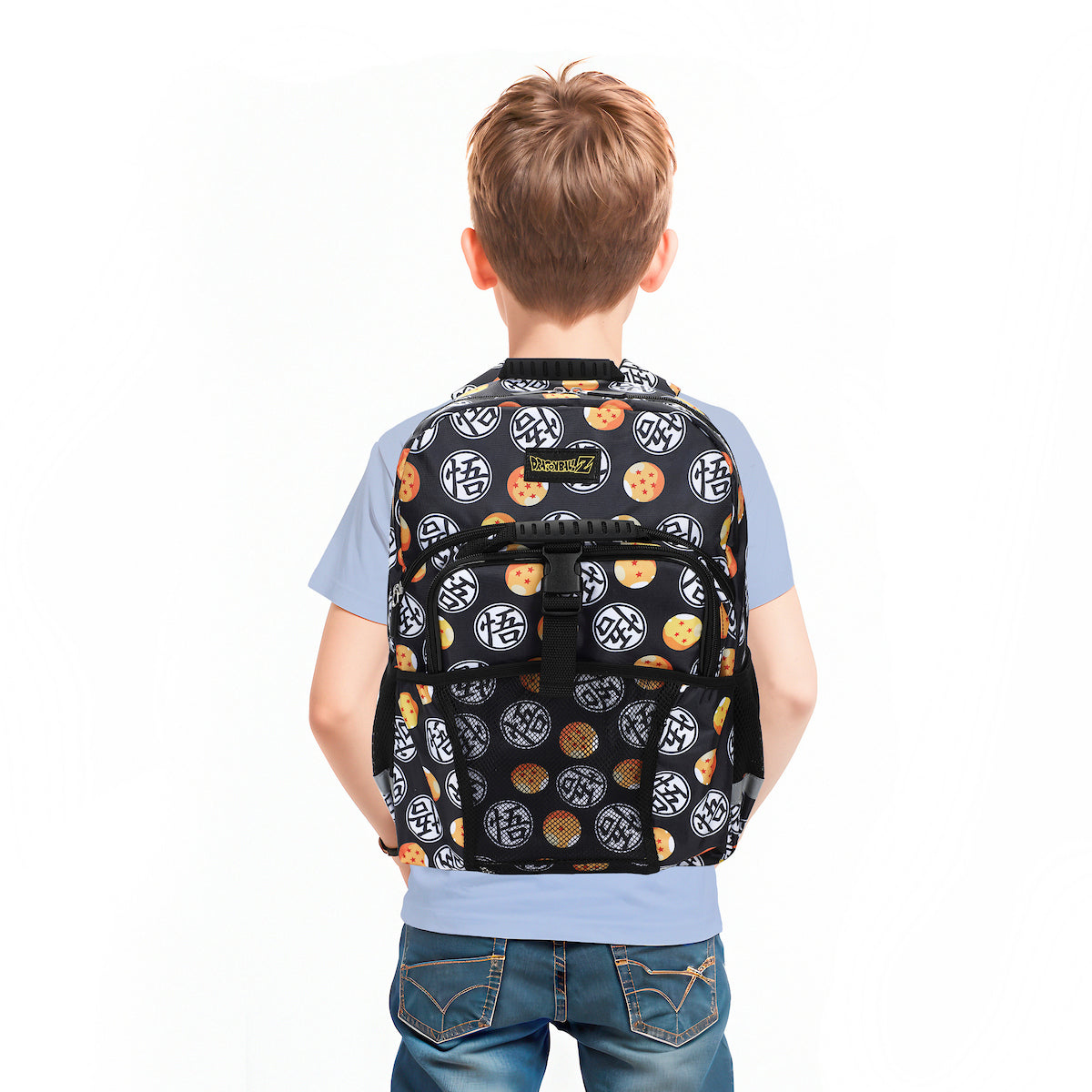 Dragon Ball Z All-Over Print 16" Kids Backpack & Lunch Box Set For School And Travel
