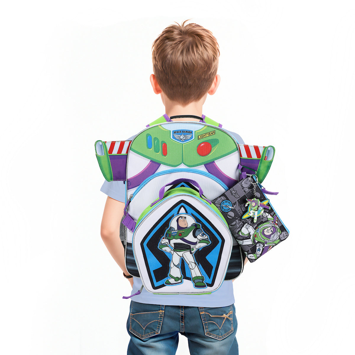 buzz lightyear mini backpack Loungefly Toy Story Faux Leather Womens Double Strap Shoulder Bag Purse providing a compact yet functional storage solution Loungefly Buzz Lightyear 30th Anniversary