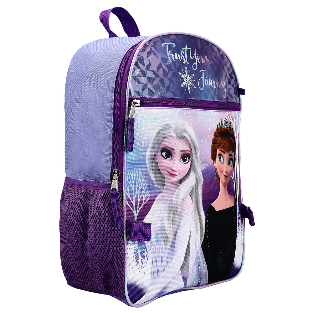 Frozen 16 inch Backpack 4-piece Set with lunch box for girls
