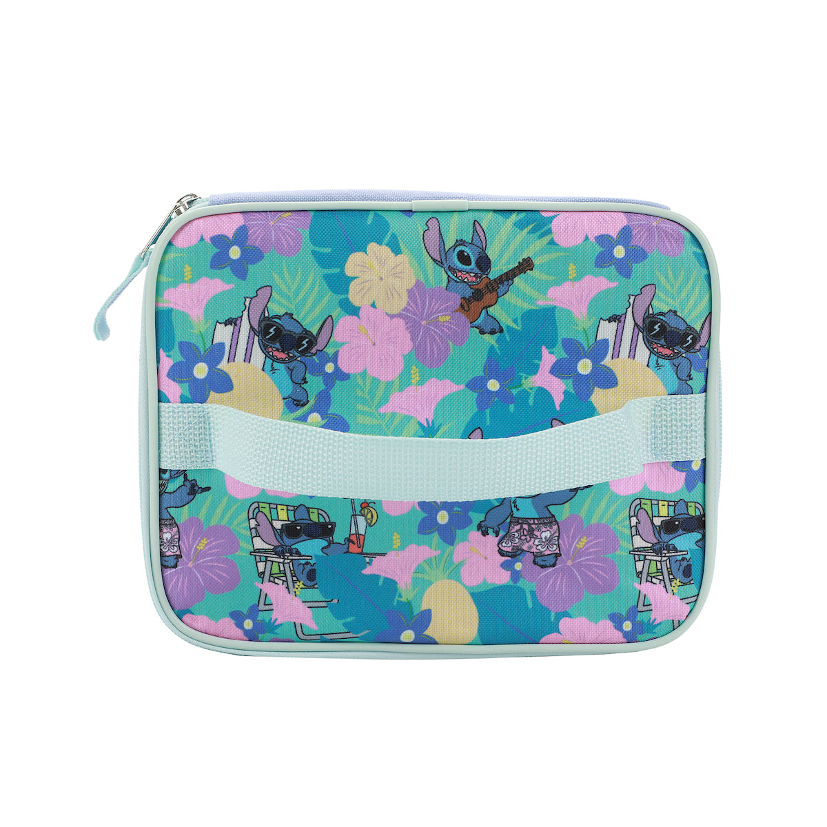 Disney Stitch Colorful Flower Print 5-Piece Backpack Set