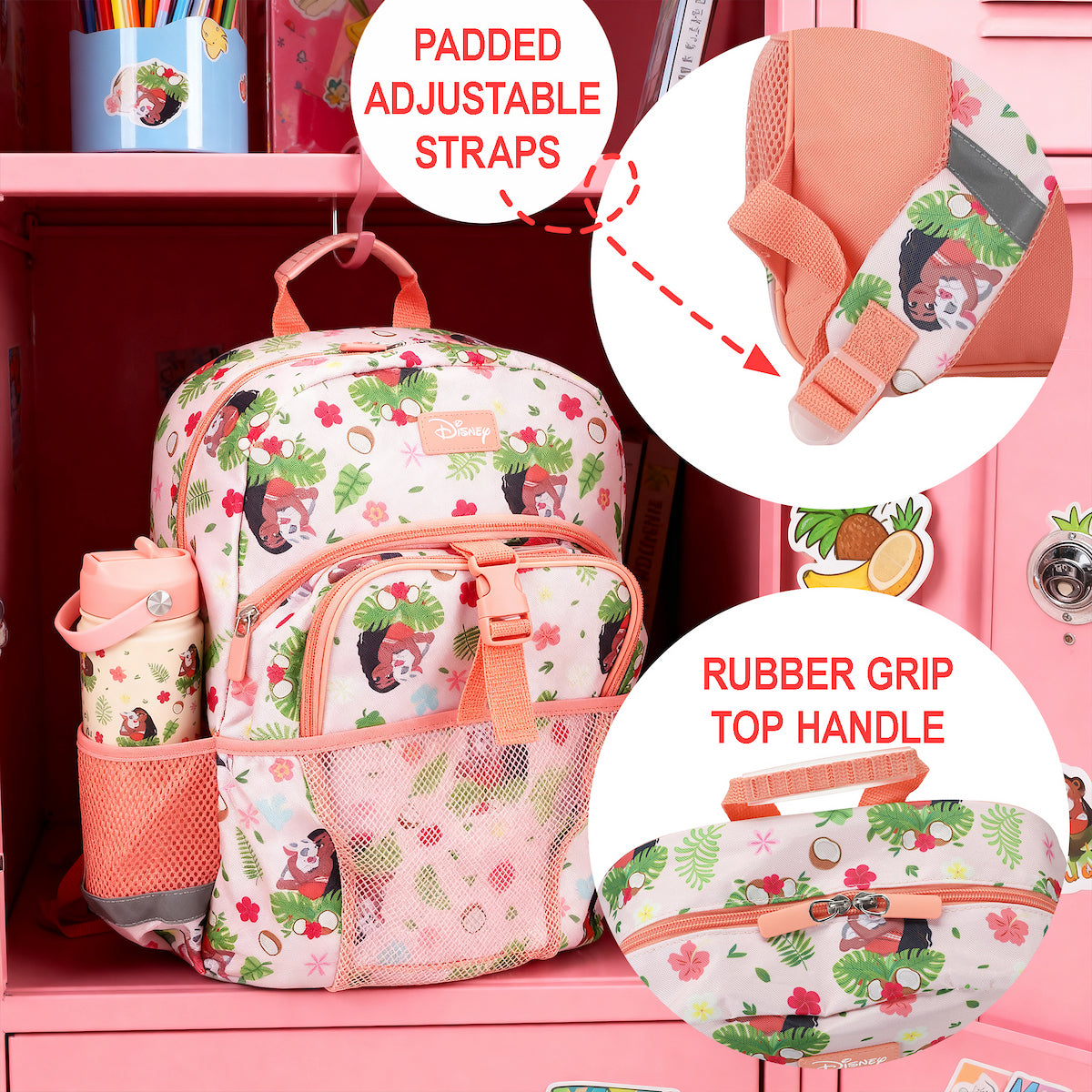 Moana & Pua All-Over Print 16” Backpack With Lunchbox Set