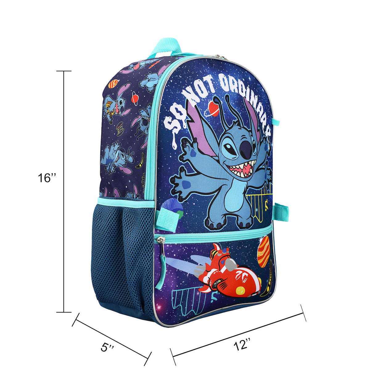 Disney Lilo & Stitch So Not Ordinary 5-Piece Backpack Set for school