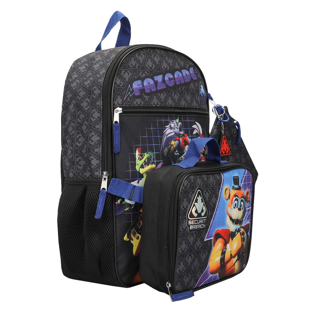 Five Nights At Freddy's Security Breach Fazcade Youth 5-Piece Backpack Set