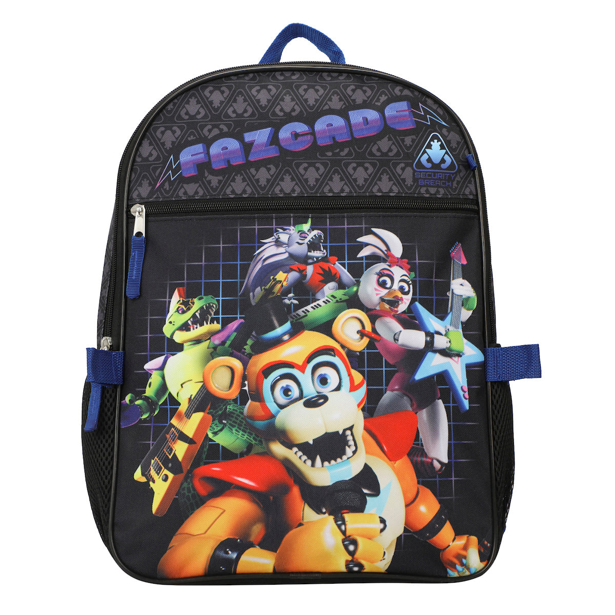 Five Nights At Freddy's Security Breach Fazcade Youth 5-Piece Backpack Set