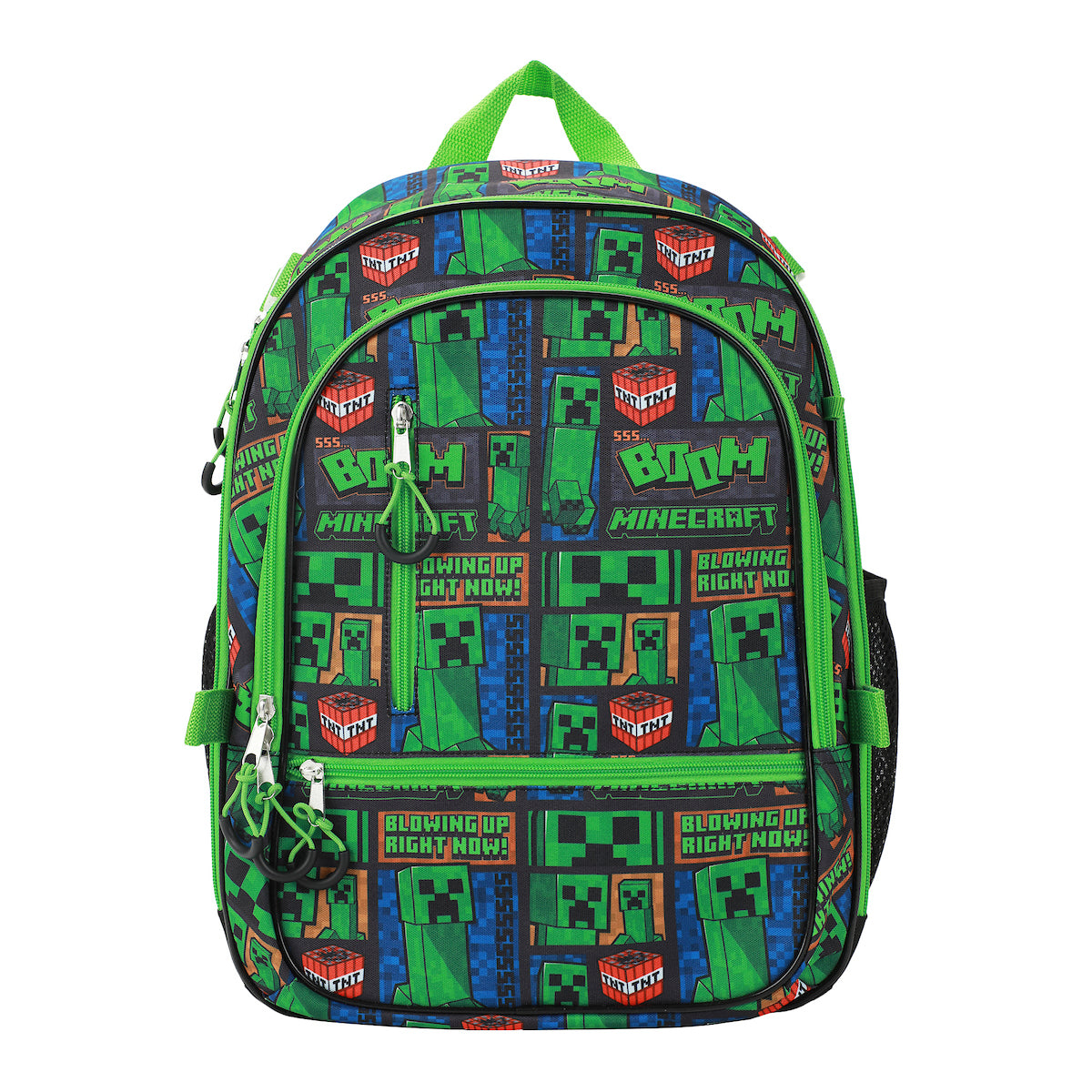 Minecraft Creeper Blowing Up Right Now! 5-Piece Adaptive Backpack & Lunchbox Set