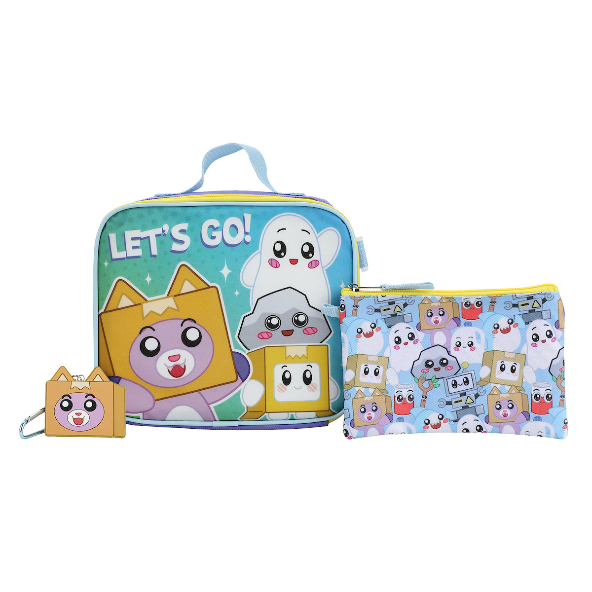 LankyBox 5-Piece 16" Backpack & Lunchbox Set