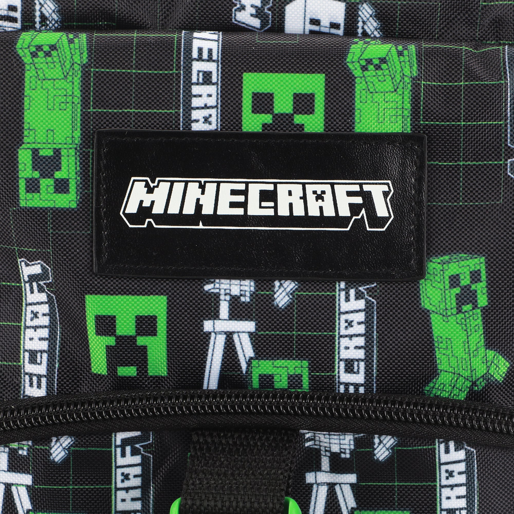 Minecraft Creepers 2-Piece 16" Premium Backpack & Lunch Kit Set For School And Travel