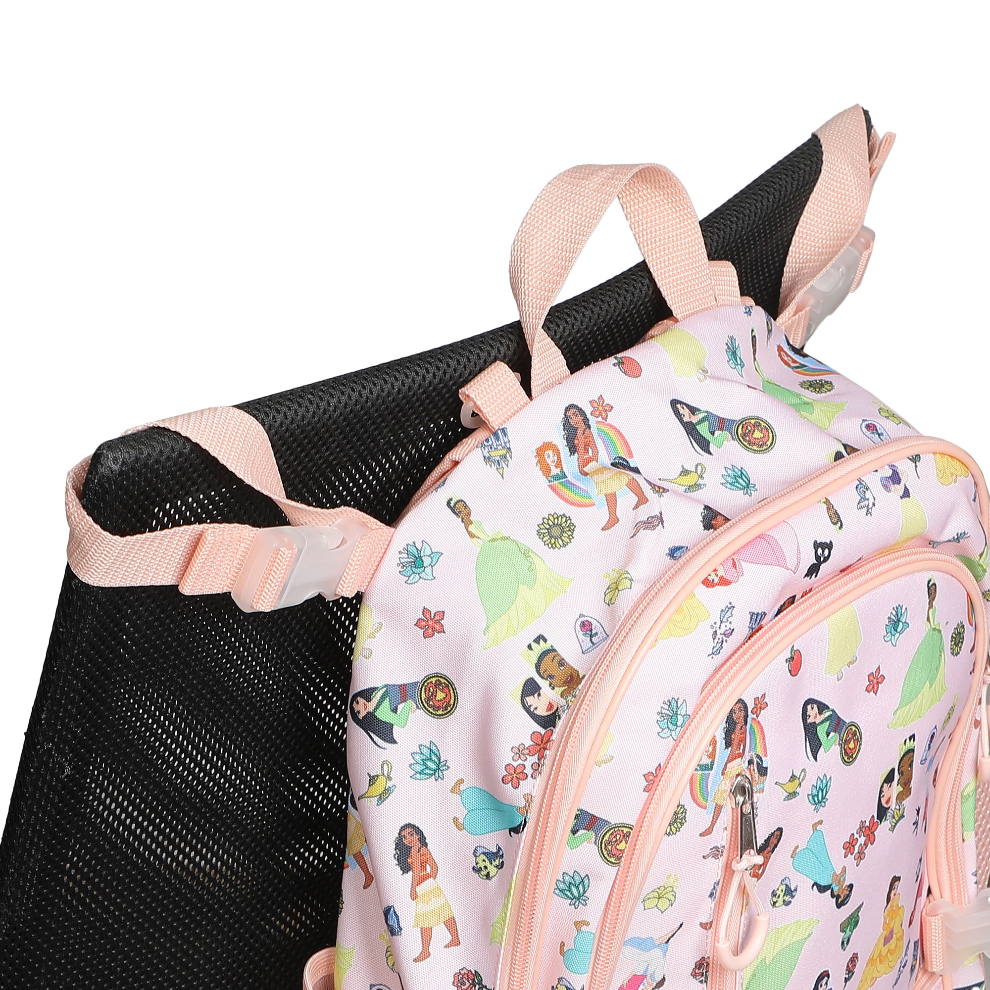 Disney Princesses 4-Piece 16" kids girls Adaptive Backpack & Lunch Box Combo Set