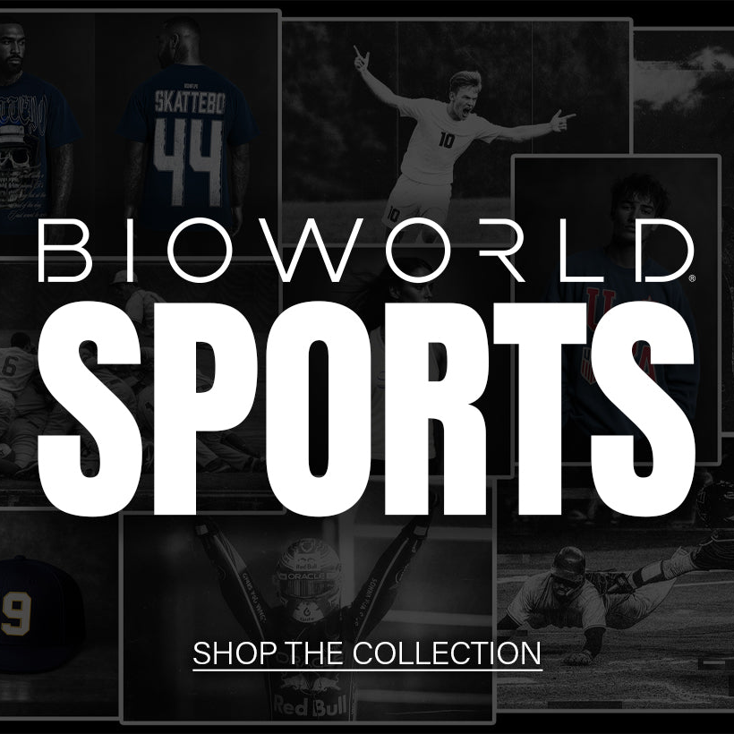 Promotional image for BioWorld Sports with athletes in action and brand name displayed.