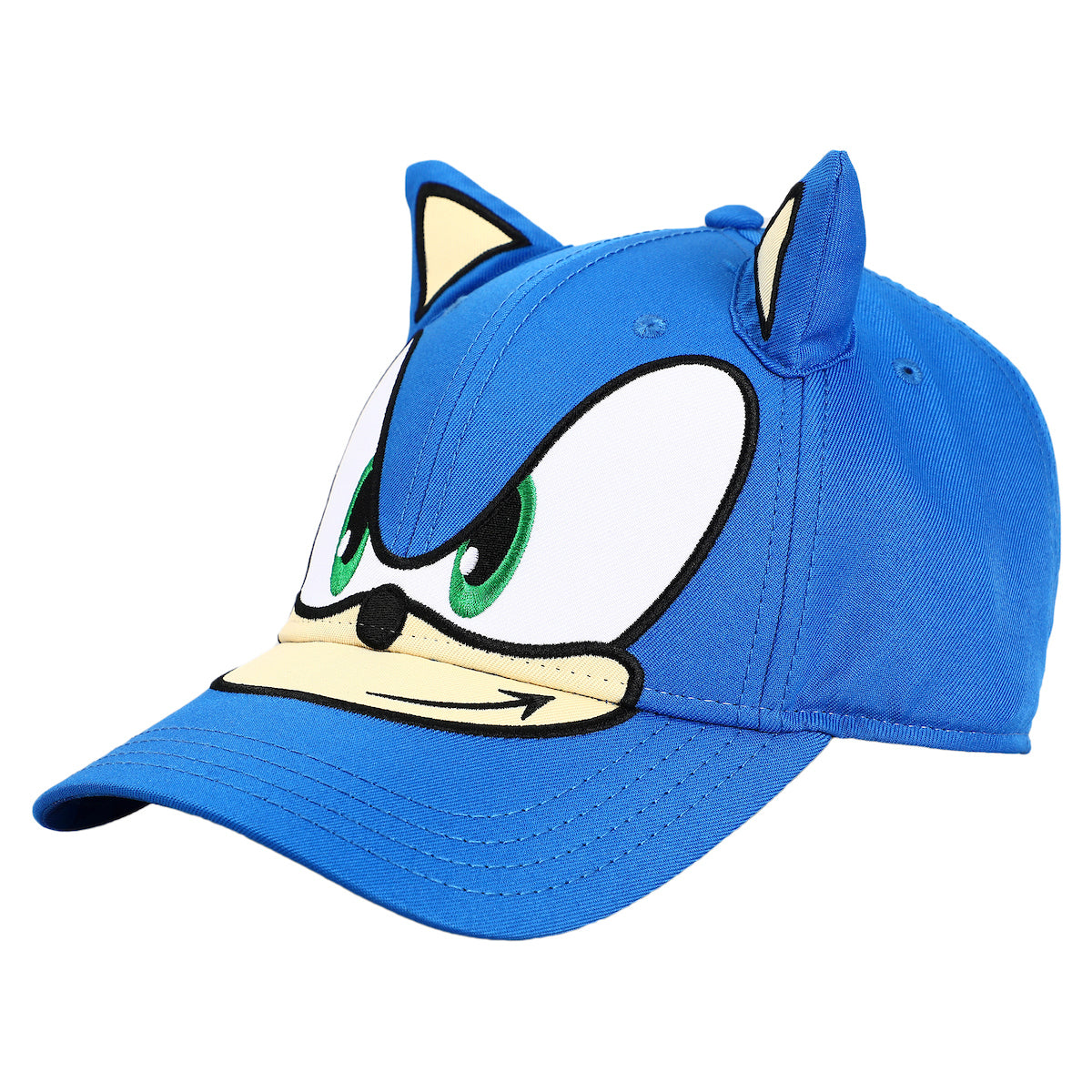 Sonic The Hedgehog Big Face with Plush Ears Snapback Hat