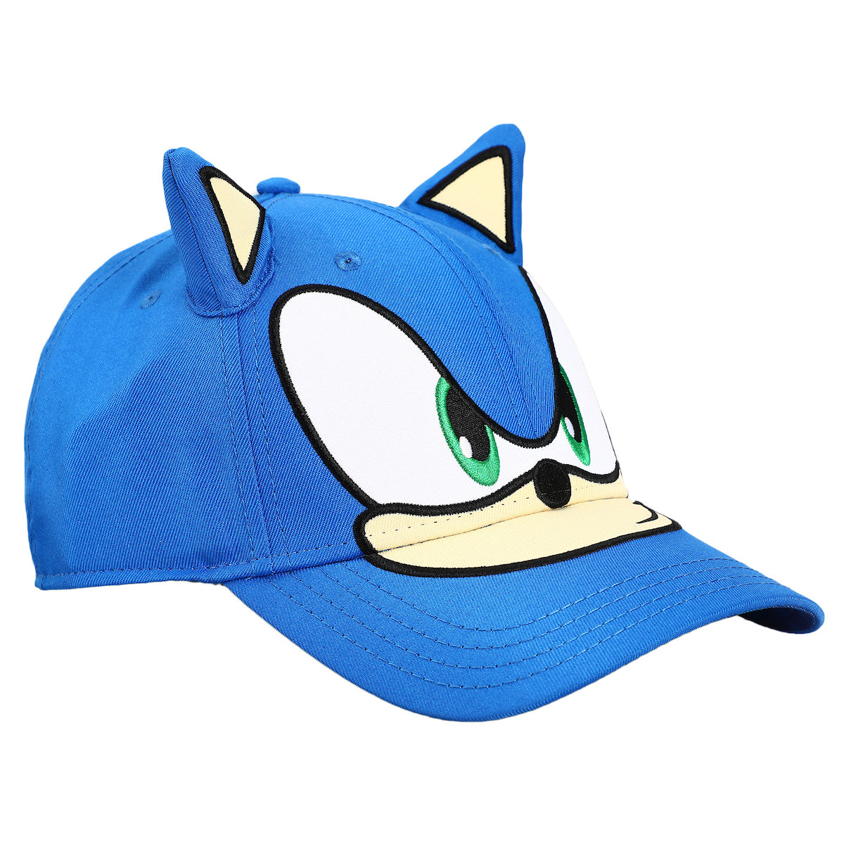 Sonic The Hedgehog Big Face with Plush Ears Snapback Hat