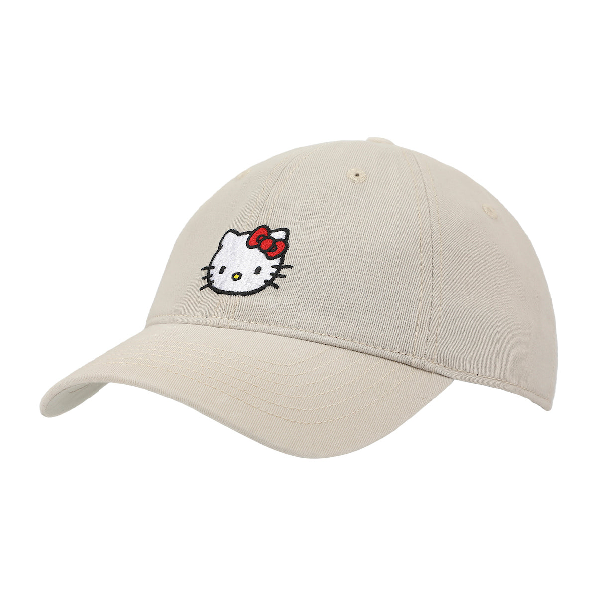 Hello Kitty Embroidered Character Unstructured Baseball Cap