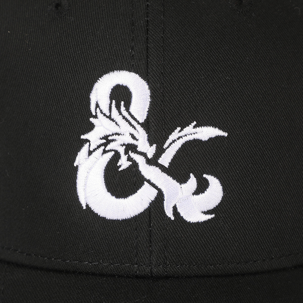 Dungeons & Dragons Embroidered Logo Black Traditional Adjustable Hat