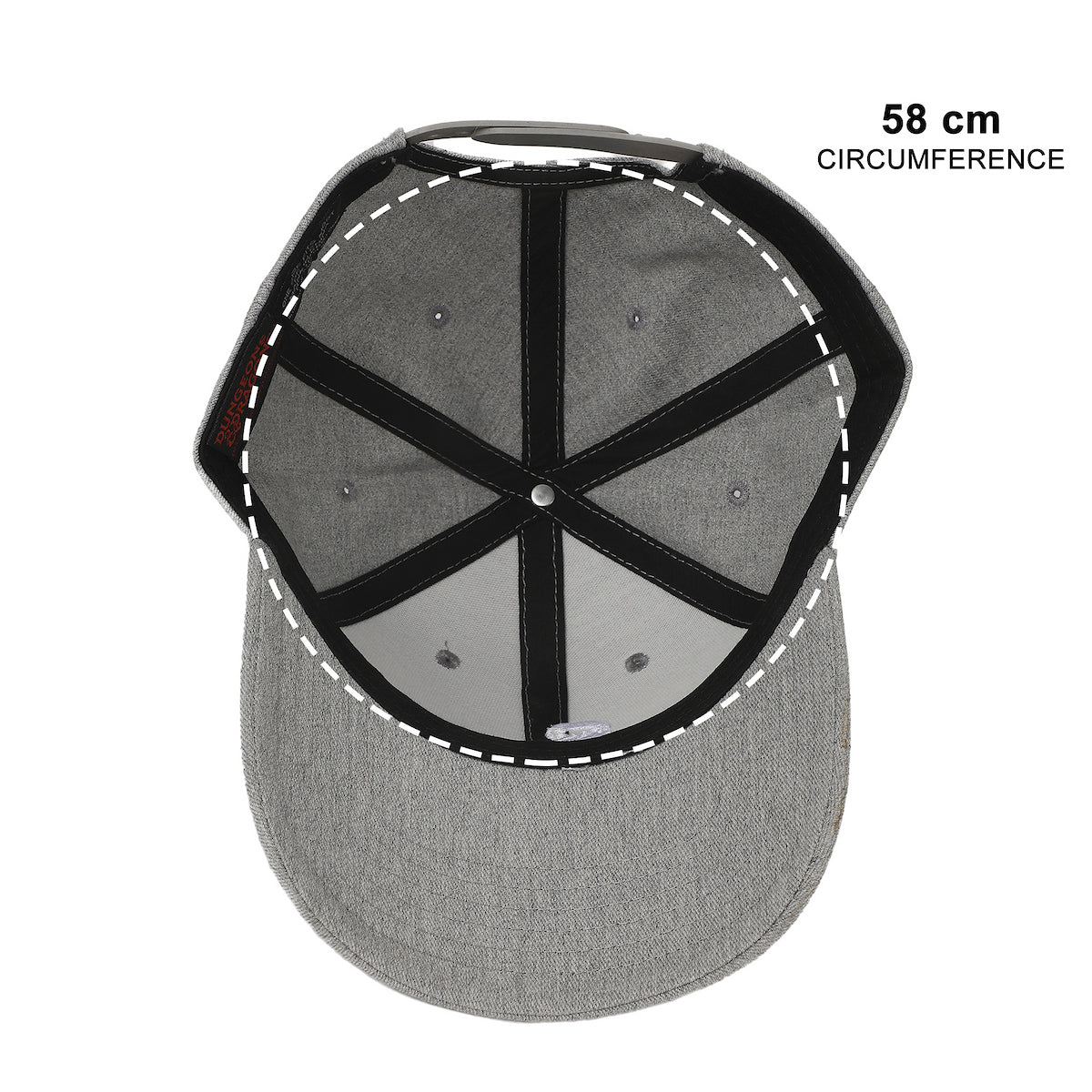 Dungeons & Dragons Embroidered Logo Gray Traditional Adjustable Hat