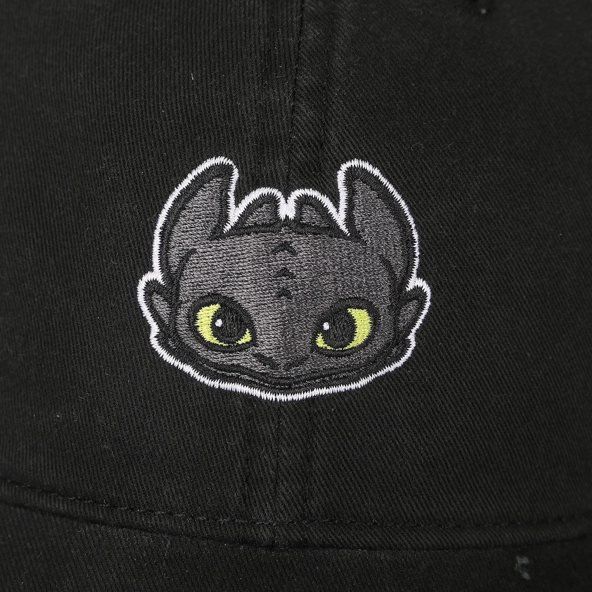 How To Train Your Dragon Toothless Face Black Unstructured Baseball Cap