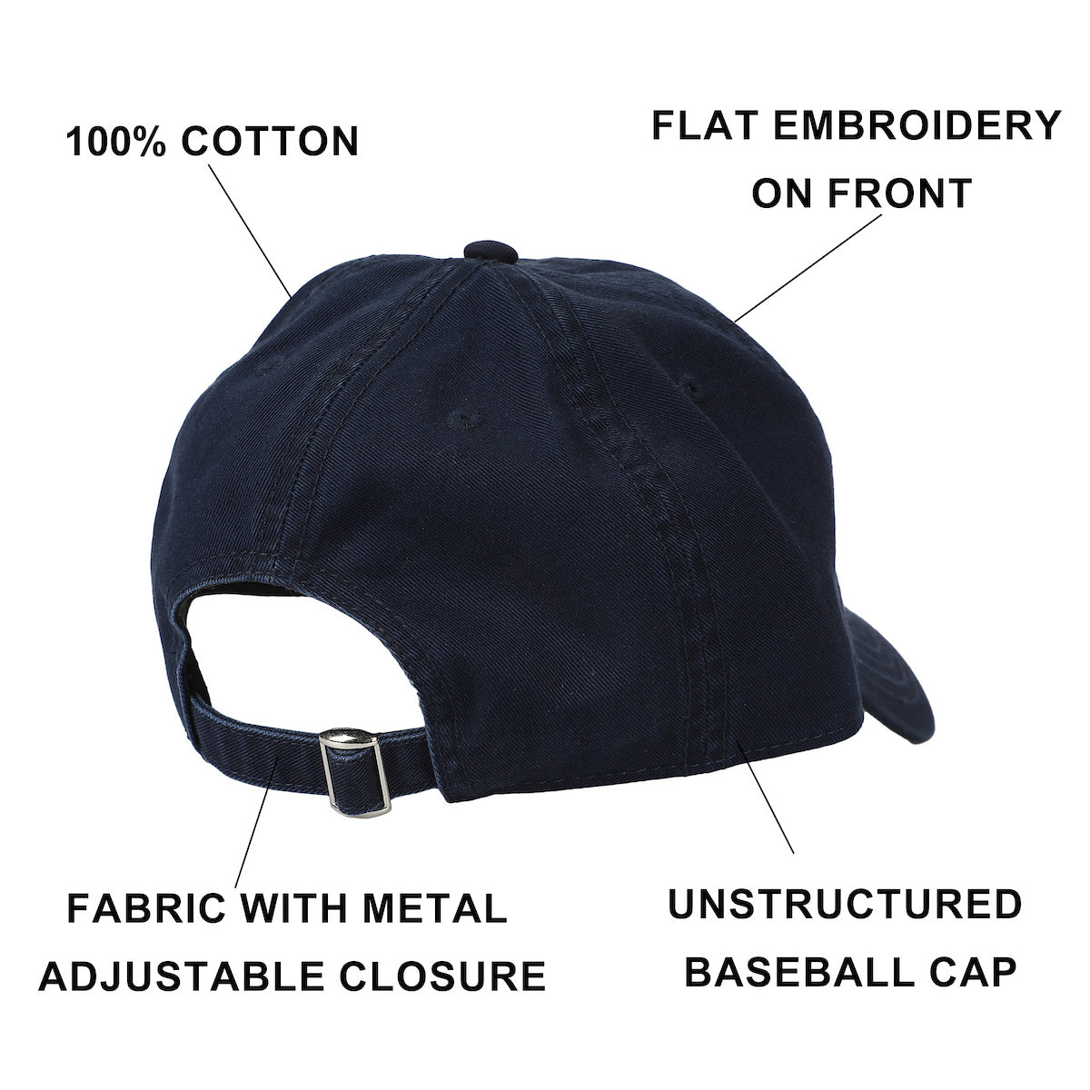 Disney Stitch Embroidered Character Art Blue Unstructured Baseball Cap