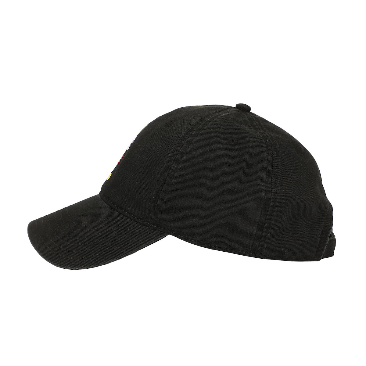 Disney Mickey Mouse Character Art Black Unstructured Baseball Cap