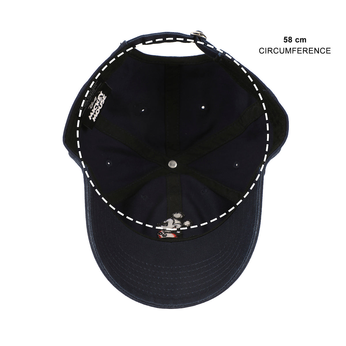 Disney Mickey Mouse Character Art Blue Unstructured Baseball Cap