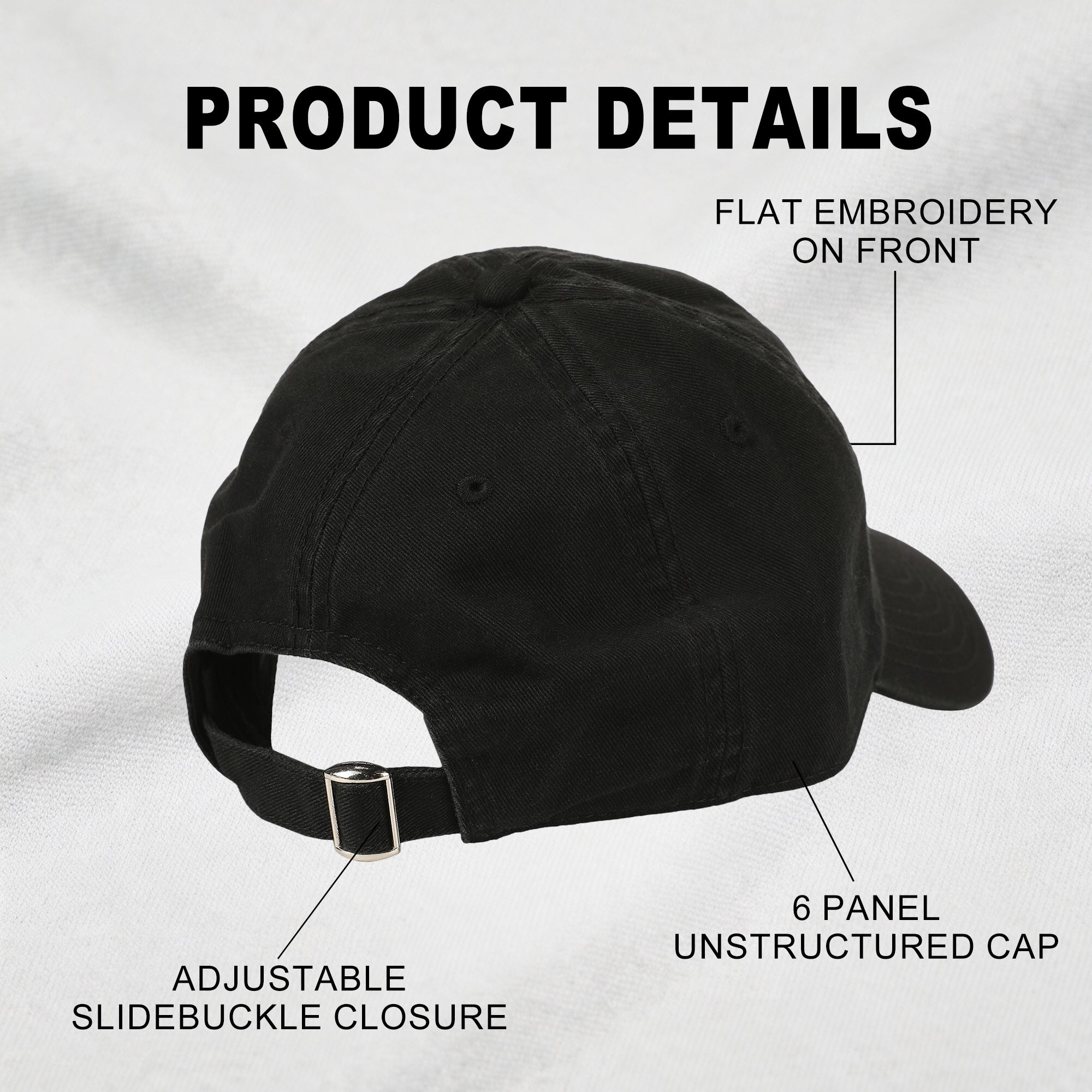 Disney Mickey Mouse Black & White Character Art Black Unstructured Baseball Cap