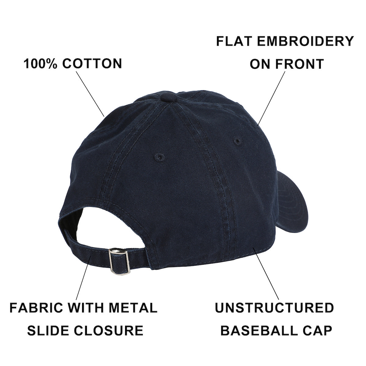 Disney Mickey Mouse Black & White Character Art Blue Unstructured Baseball Cap