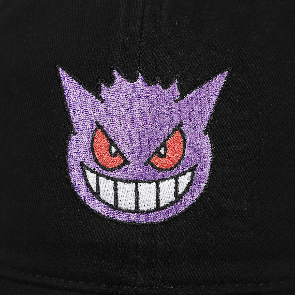 Pokemon Embroidered Gengar Adult Baseball Hat (One Size)