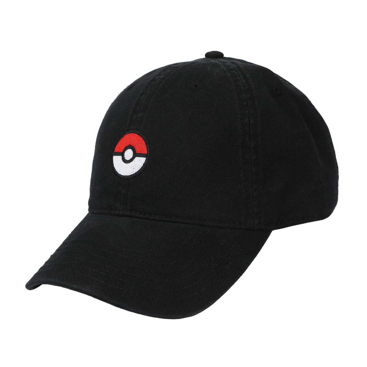 Pokemon Pokeball Black Dad Hat