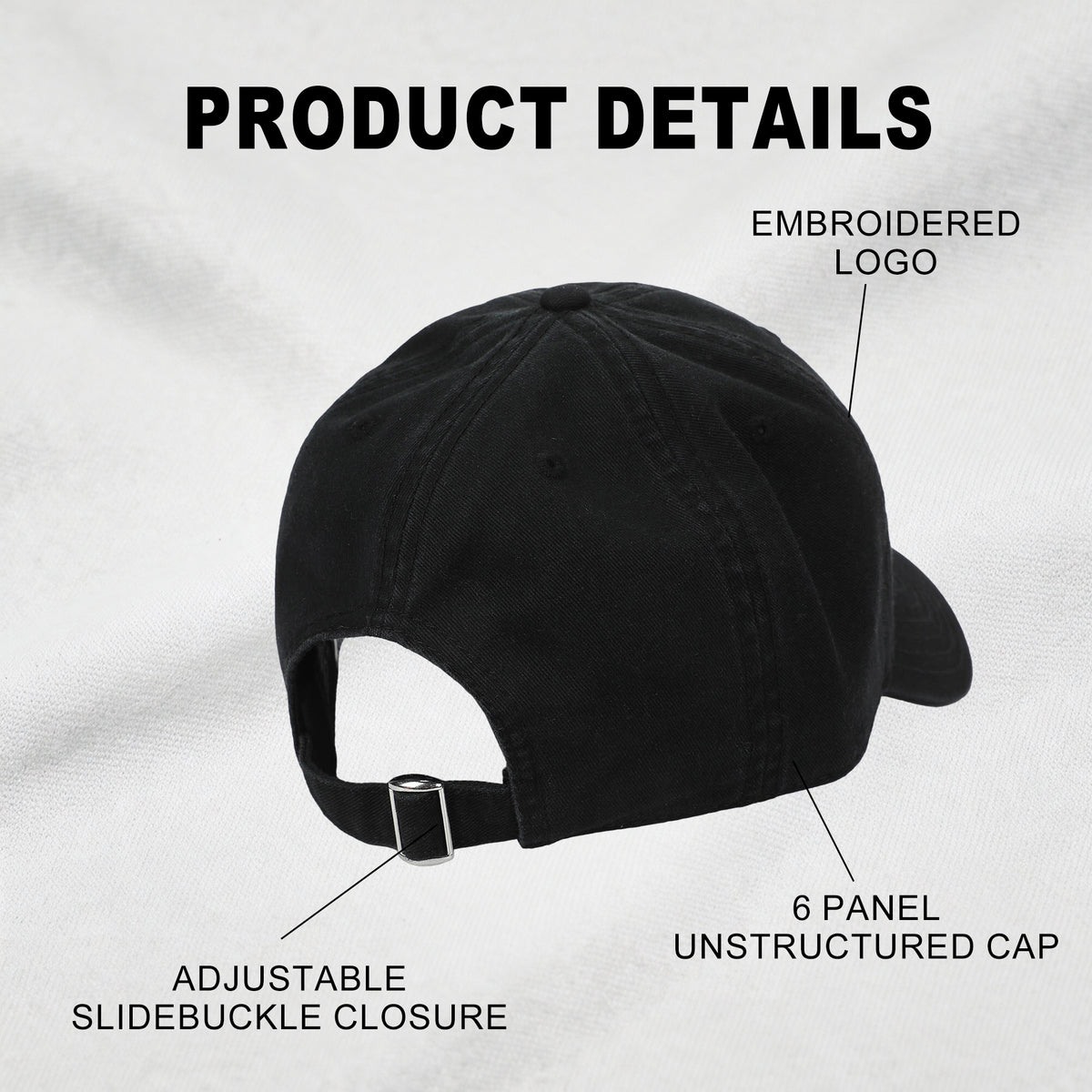 Pokemon Pokeball Black Dad Hat