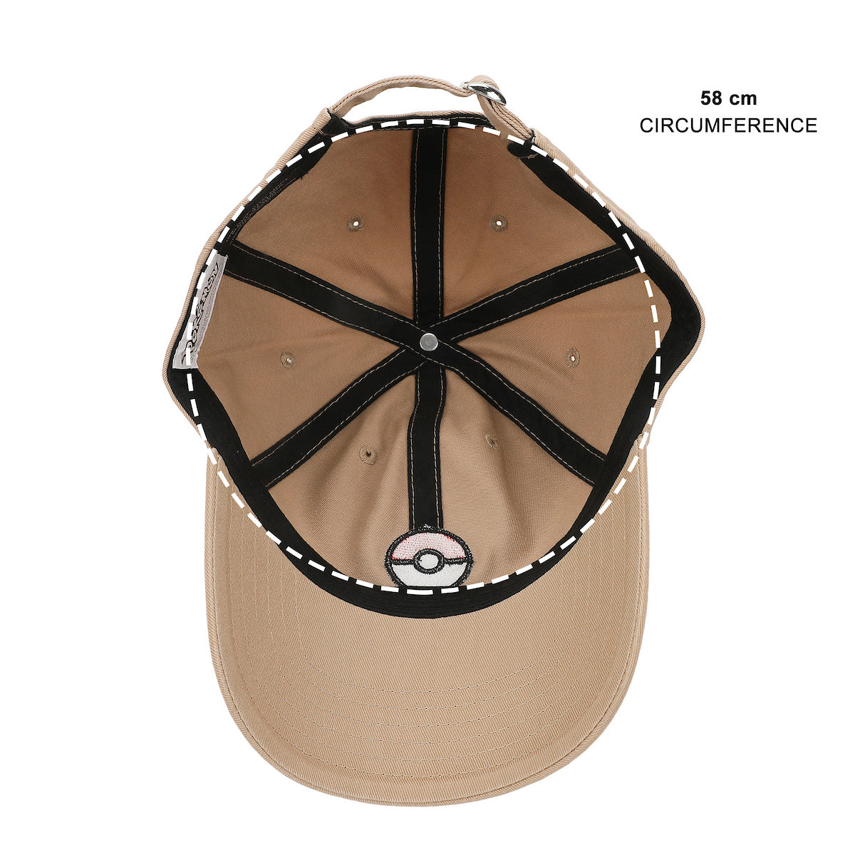 Pokemon Embroidered Poké Ball Adult Baseball Hat (One Size)