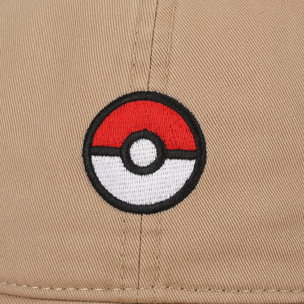 Pokemon Embroidered Poké Ball Adult Baseball Hat (One Size)