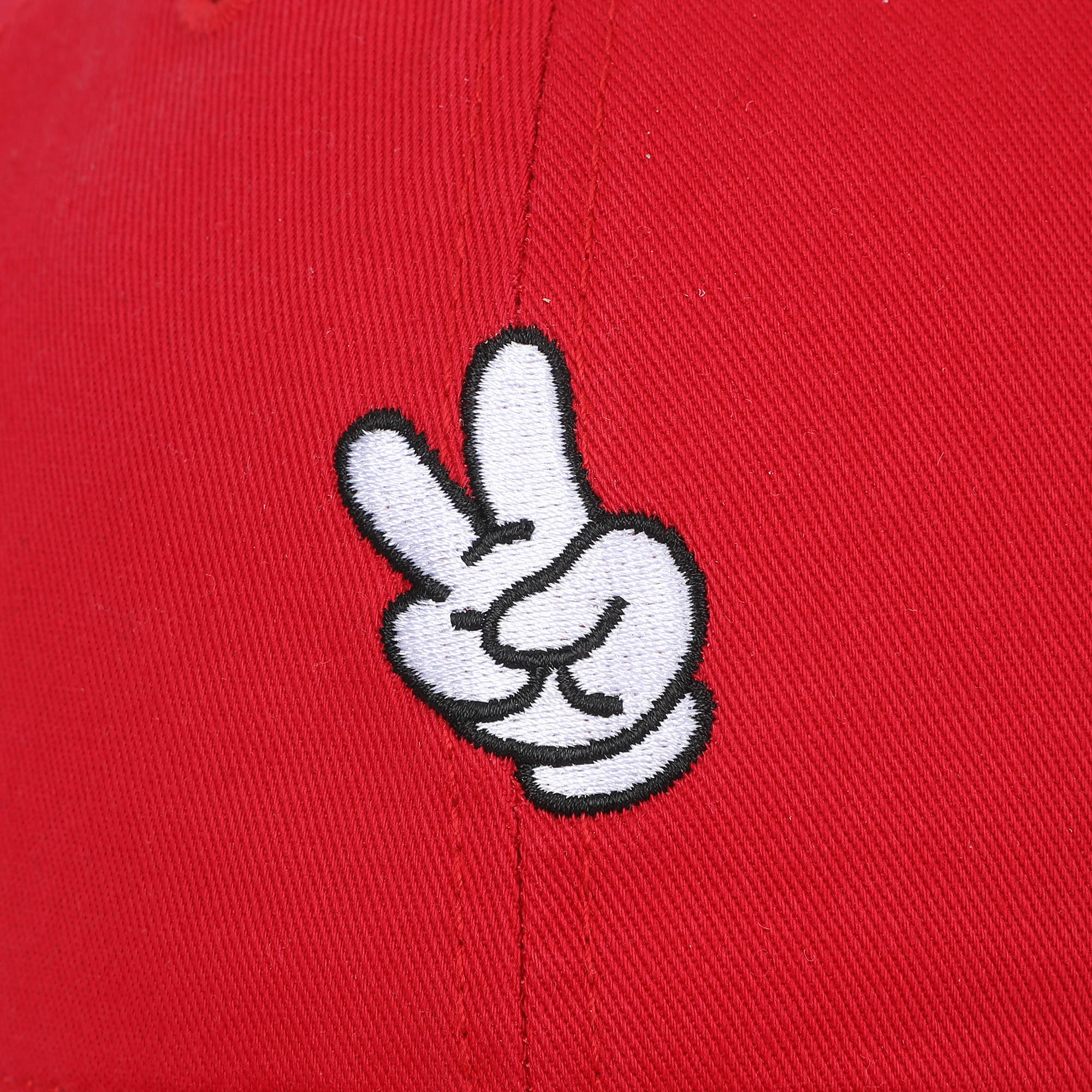 Disney Mickey Mouse Glove & Signature Red Dad Hat