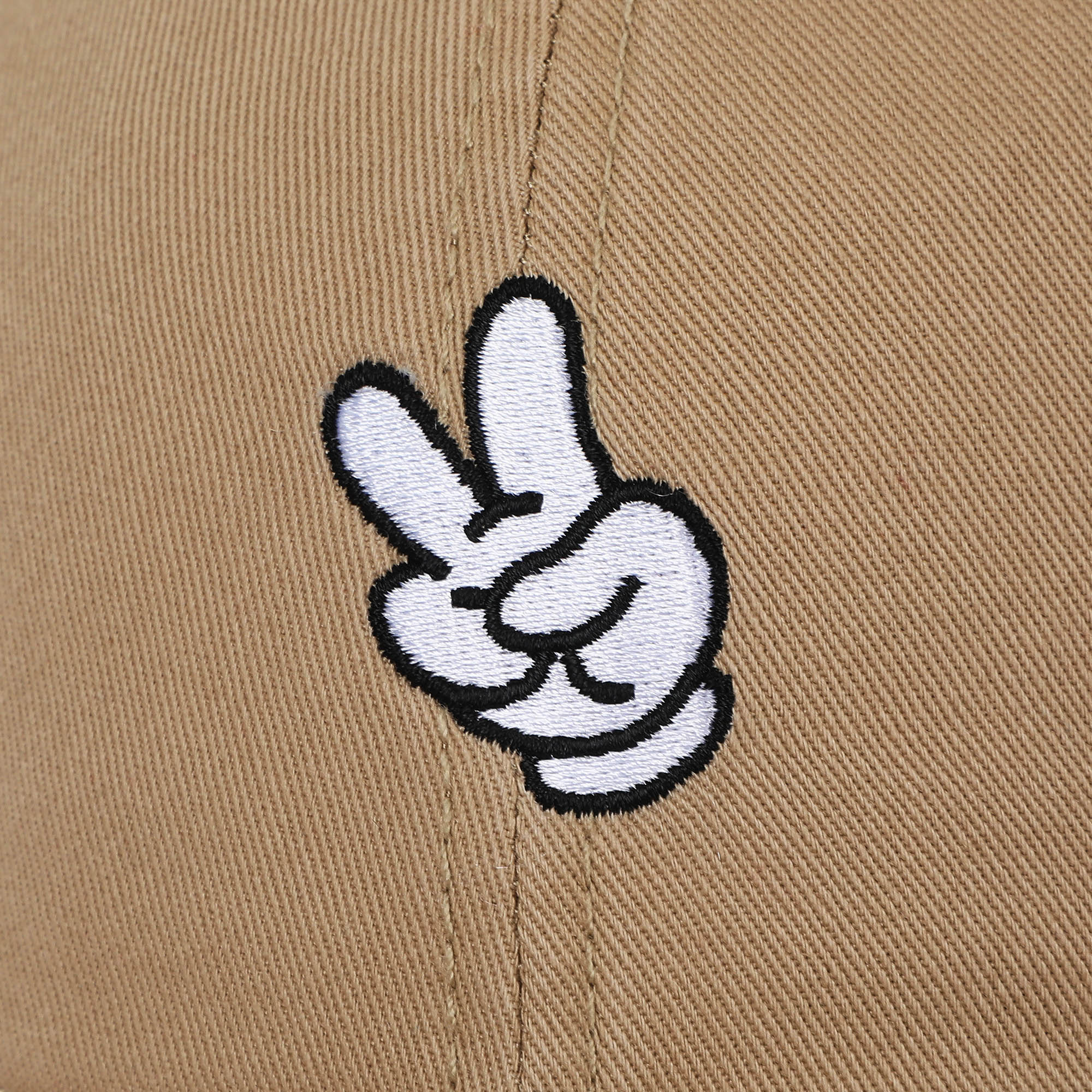 Disney Mickey Mouse Glove & Signature Brown Dad Hat