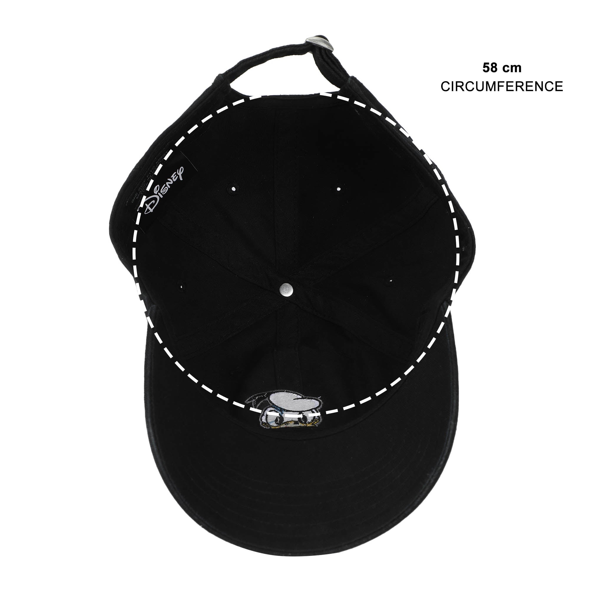 Disney Classic Characters Donald Duck Black Dad Hat