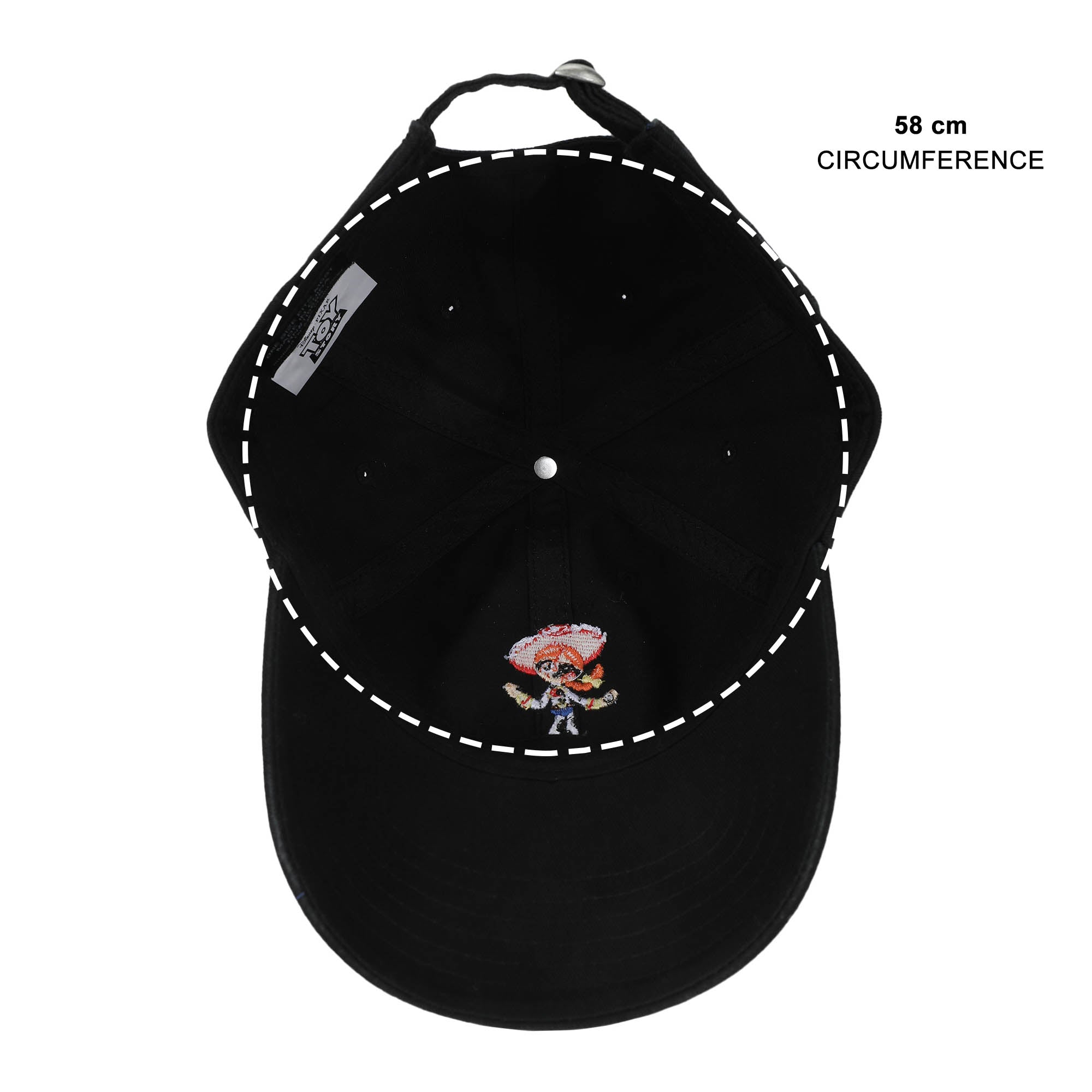 Toy Story Cowgirl Jessie Black Washed Cotton Twill Dad Cap